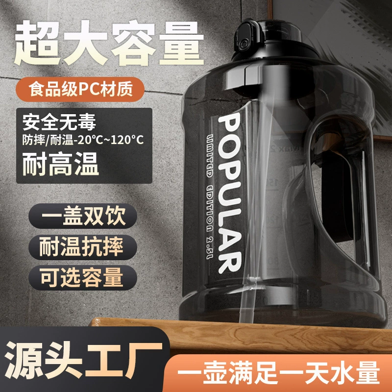 Мужская большая кружка-термос для активного отдыха, спортивная кружка с трубочкой, производитель кружек-термосов