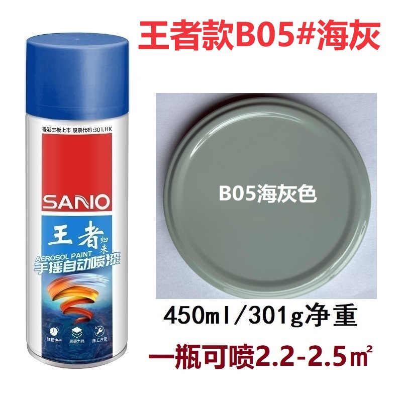 450ML王者B05海灰色;350ml/235g净重