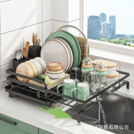 厨房置物架;沥水碗架;收纳架