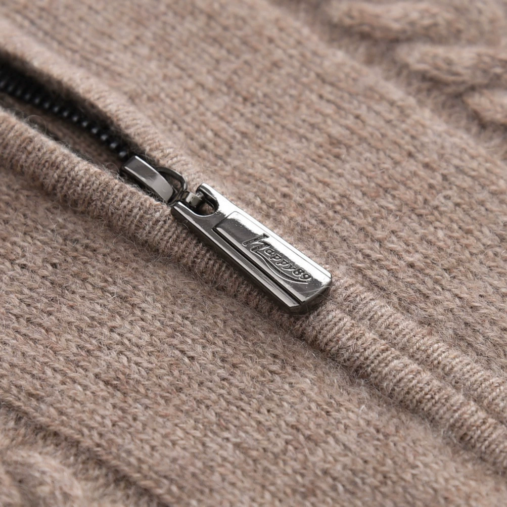 Velvet cashmere colored long-sleeve with zipper, increased thickness, (Physicals)