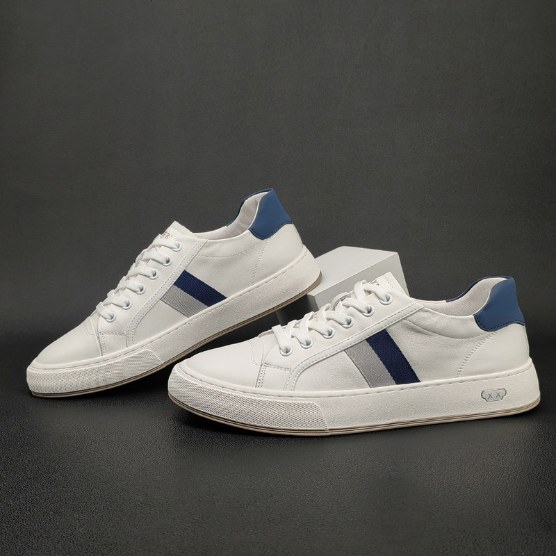 Men's Light Luxury Korean Style White Shoes, Trendy Men's Shoes, Versatile Sneakers, Men's Trendy Shoes, European Station Boys' Leather Casual Shoes Men's Light Luxury Korean Style White Shoes, Trendy Men's Shoes, Versatile Sneakers, Men's Trendy Shoes, European Station Boys' Leather Casual Shoes