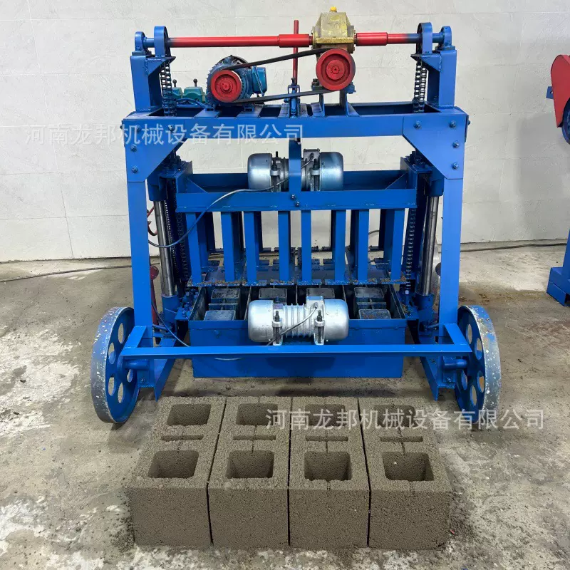 龙邦机械批量供货移动式混泥土水泥砌块制砖机机械设备