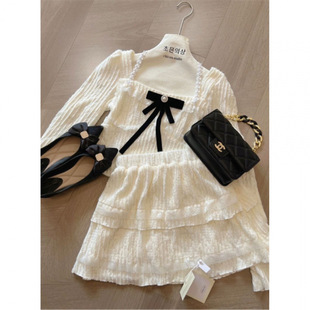 Autumn New Korean Style Casual Style Set of Short Tops and Solid Color Short Skirts Two-Piece Set