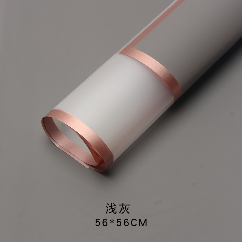 Brillante papel de Milán espacio de papel de embalaje de flores plástico opp película mate impermeable floristería material floral al por mayor