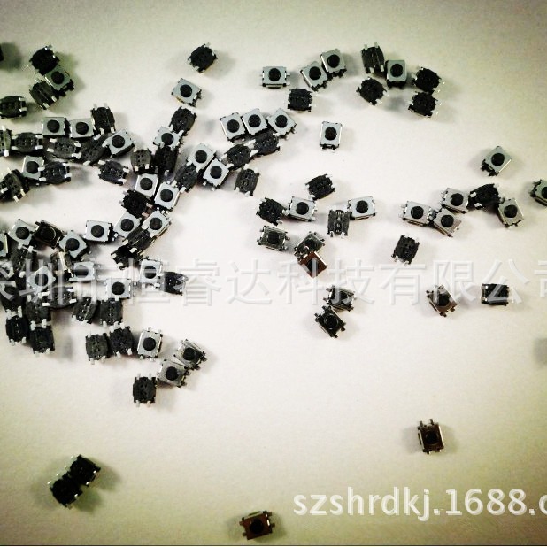 厂家直销轻触开关3*4*2.0mm四脚双弹片 耐高温 贴片4脚按键开关