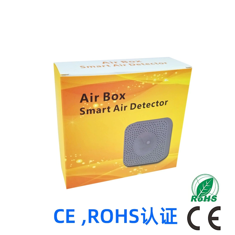 Новый граффити WiFi воздушная коробка формальдегид ЛОС углекислый газ температура и влажность многофункциональный детектор воздуха