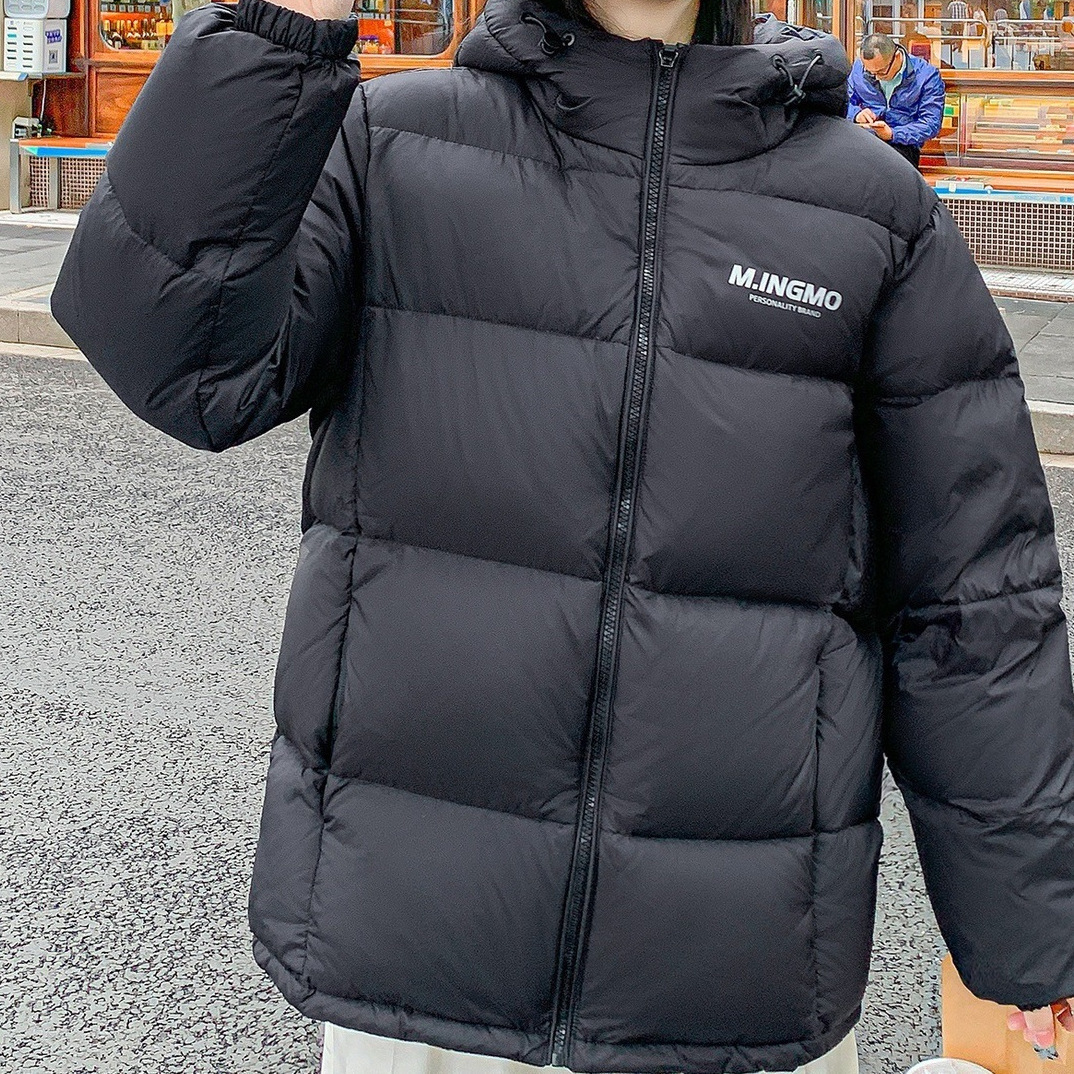 Cross-Border Women's Short Clothing 2025 Winter New Petite Loose Couple Thickened Puffer Jacket with Tags