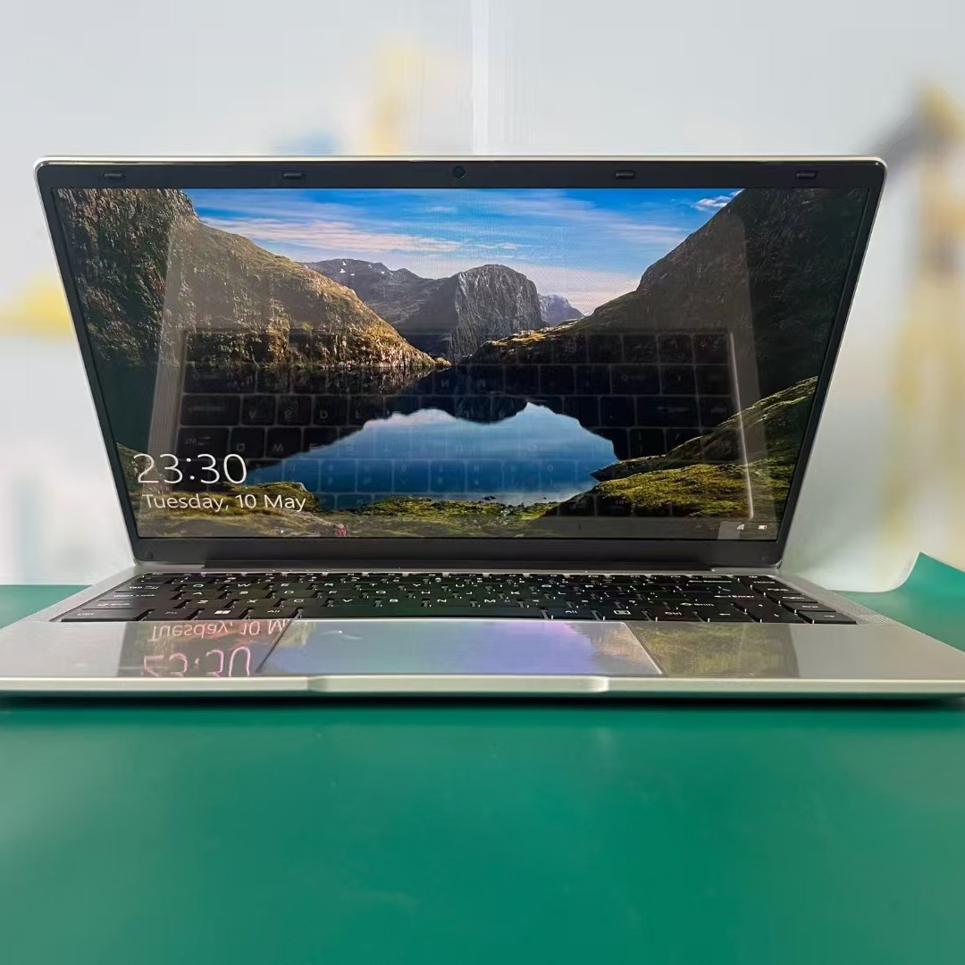 跨境出口新款14寸英特CPU带摄像头批发办公笔记本电脑14.1 N5030