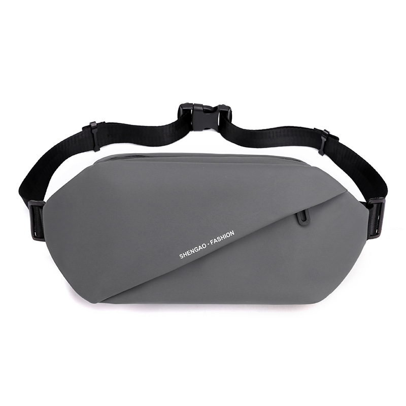 Nueva bolsa de pecho para hombres que ejecuta deportes multifuncionales bolsa de mensajero casual moda coreana hombres frescos y mujeres de la misma moda bolso de la cintura