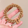 Elastic hair rope, high quality durable hair accessory, light luxury style, no hair damage