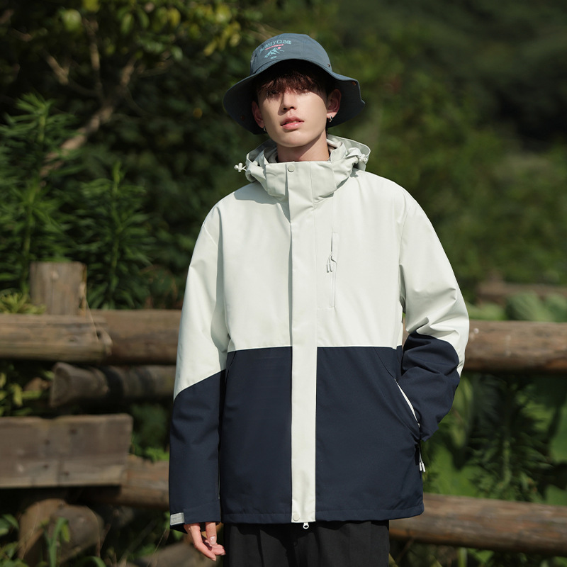 남성, 여성 동일 스타일 - 그레이/네이비 블루(탈착식 라이너)