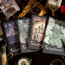 言己素材纸 失落之舟系列 复古手帐装饰素材40张入 4款选