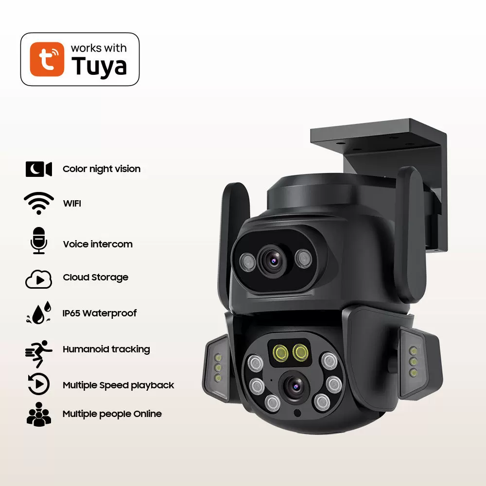 TUYA涂鸦智能监控摄像头高清夜视手机远程无线WiFi监控器定制工厂