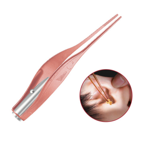 Manufacturer of baby ear picking tools, visible ear picking spoon, earwax clip tweezers, children's luminous ear picking spoon