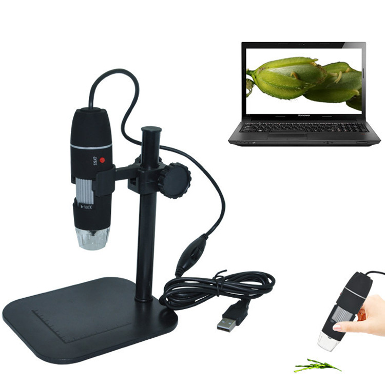 500倍电子体视显微镜8灯USB数码电子显微镜生物显微镜 视频显微镜