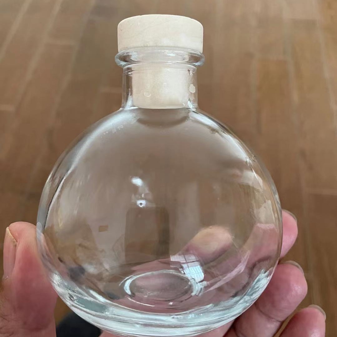 现货250ml 200ml 120mll圆球塞口漂流瓶 许愿瓶饮料瓶  工艺瓶