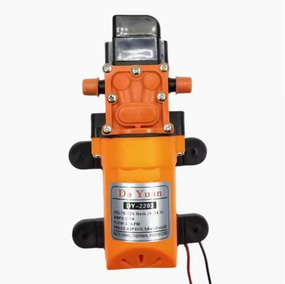 Оригинальный Da Yuan Самовсасывающий насос высокого давления DY-2203 12V мембранный насос THERMAL PROTEGTED