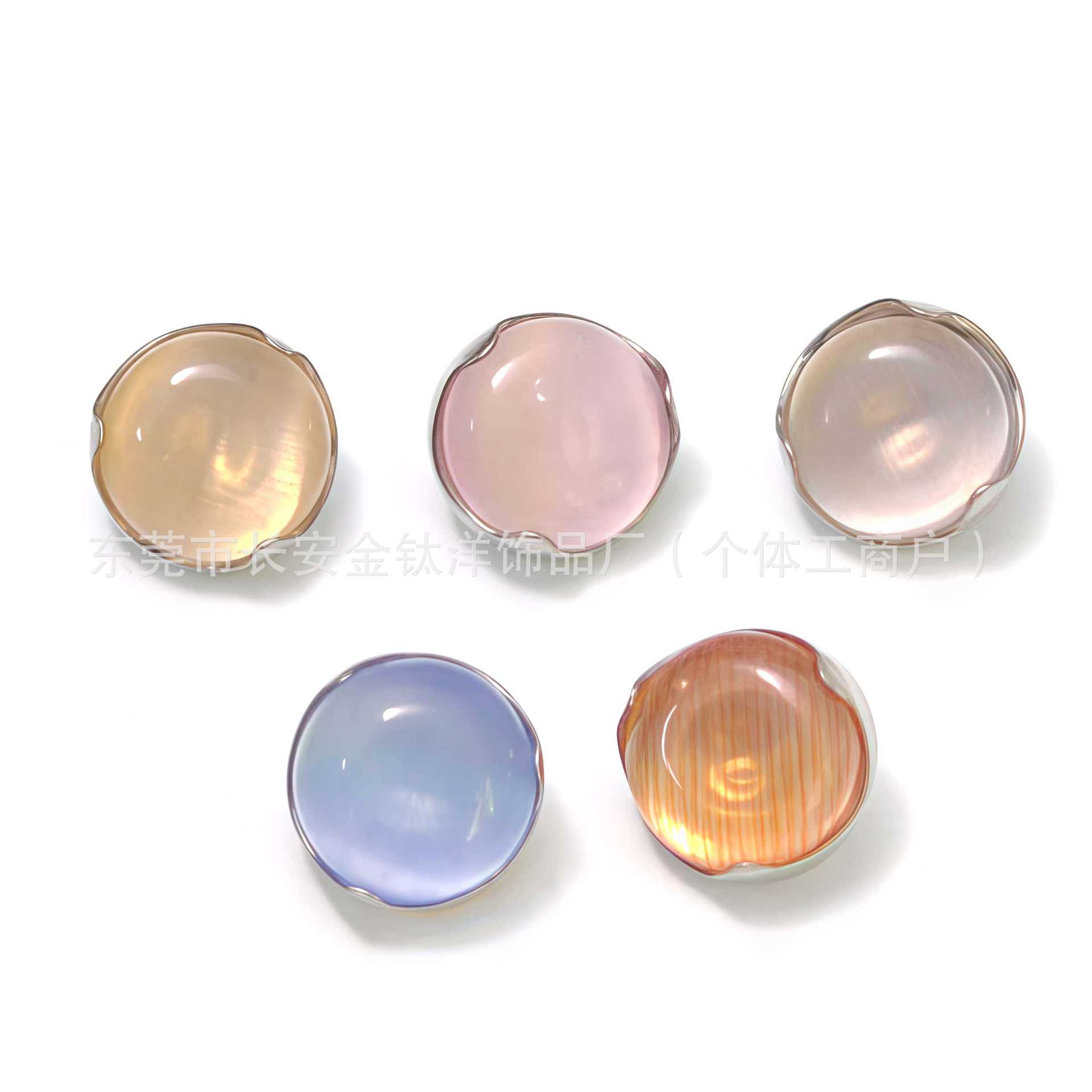 F136 Titanium Wave Edging Cat's Eye Stone Flat Bottom Ear Bone Lip Tongue Nail G23 Titanium Piercing Jewelry detail image 7