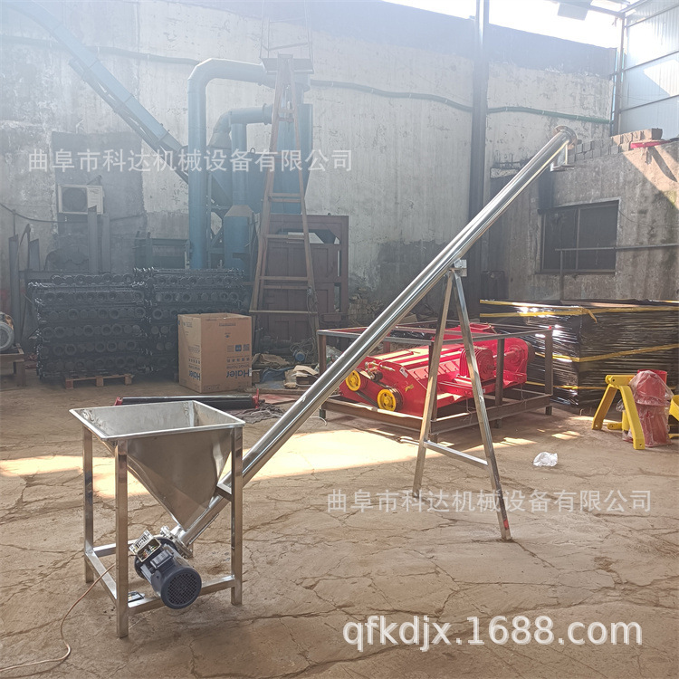 159mm管径有机肥料颗粒螺旋提升机XWSZF 石墨粉定量螺旋输送机