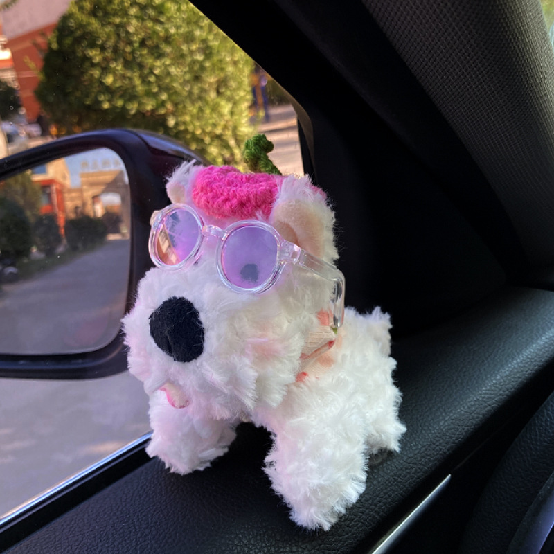 Adornos de la pantalla del coche lindo de Xiang Qian Chong 2024 West Highland Auto Display Regalo de muñeca de decoración de muñeca