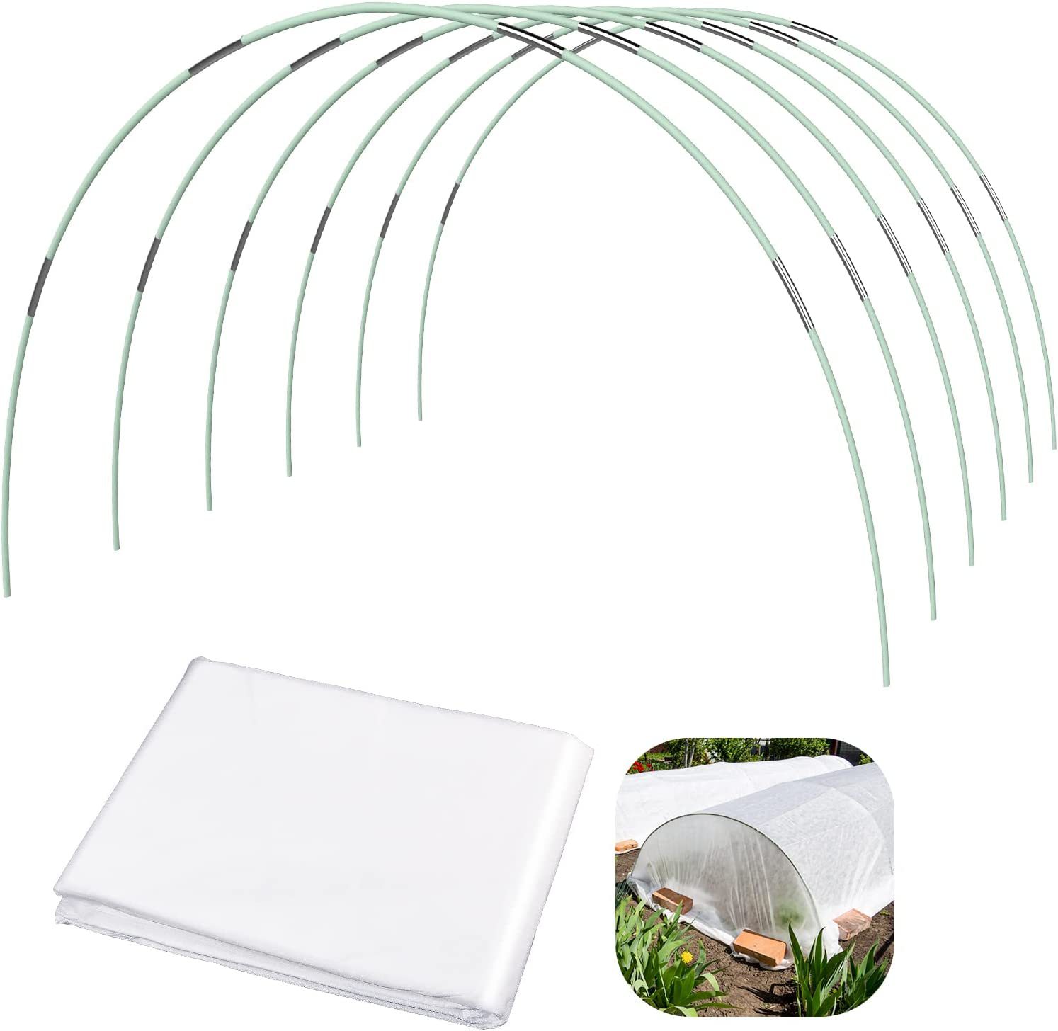 花园网植物罩花园防虫网套装用于植物水果花卉温室鸟类动物保护网