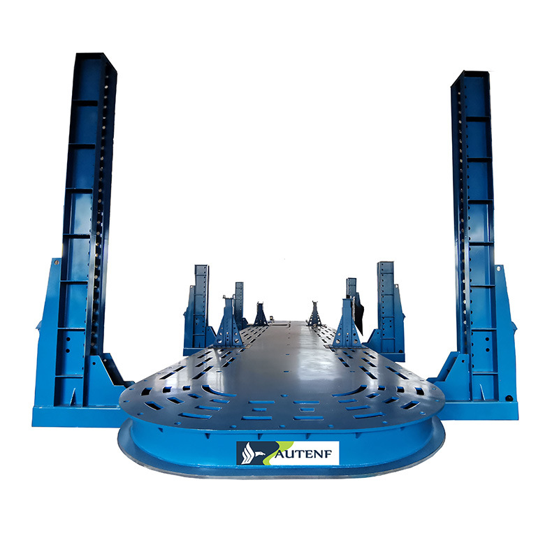 Máquina enderezadora de vigas de gran tonelaje, de producción y venta propia, especializada en reparación de carrocerías, éxito de ventas transfronterizo.