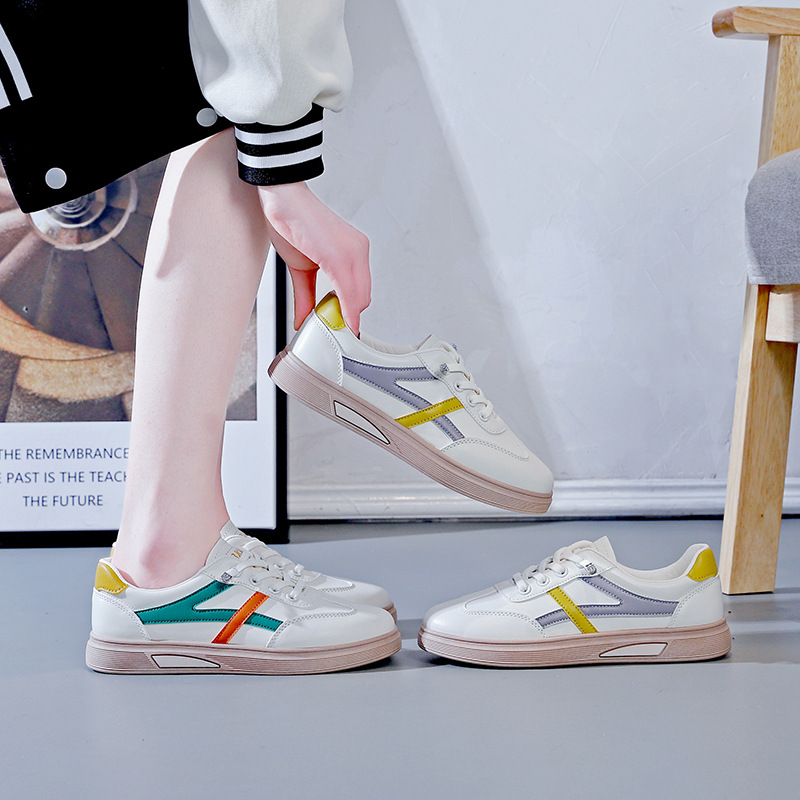 Kleine Witte Schoenen Dames S Lente Nieuwe Sport Koreaanse Versie Alle Match Student Platte Casual D_voghion.com