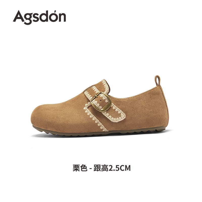 Zapatos Birken de suela gruesa para mujeres 2025 nuevos zapatos de invierno con suela suave retro para mujeres embarazadas.