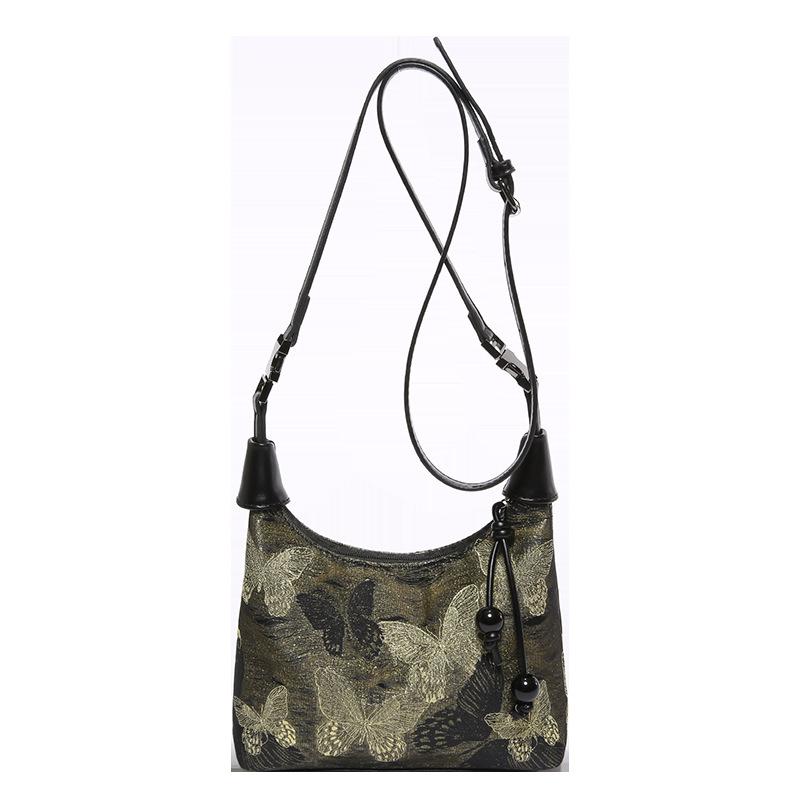 New gilded butterfly Nanfeng Chio2nd portable lock buckle Chinese style dumpling single shoulder crossbody bag_voghion.com