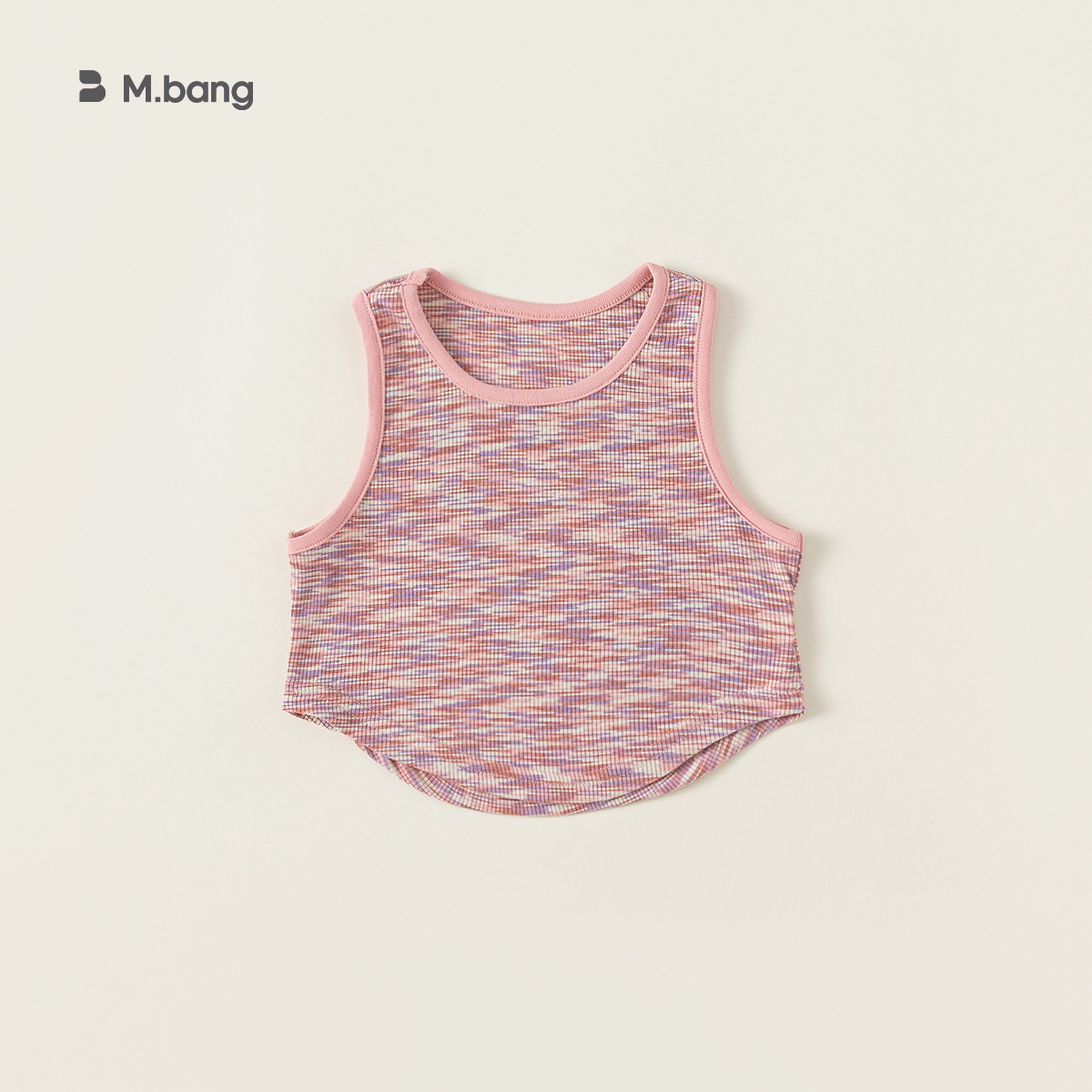 Chaleco para niños verano niñas color sólido camisola casual bebé sin mangas camiseta top XY24035