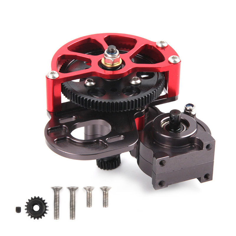 SCX10 original factory universal SCX10 crawler mid-gearbox AX10 upgraded all-metal assembly with steel motor gears
