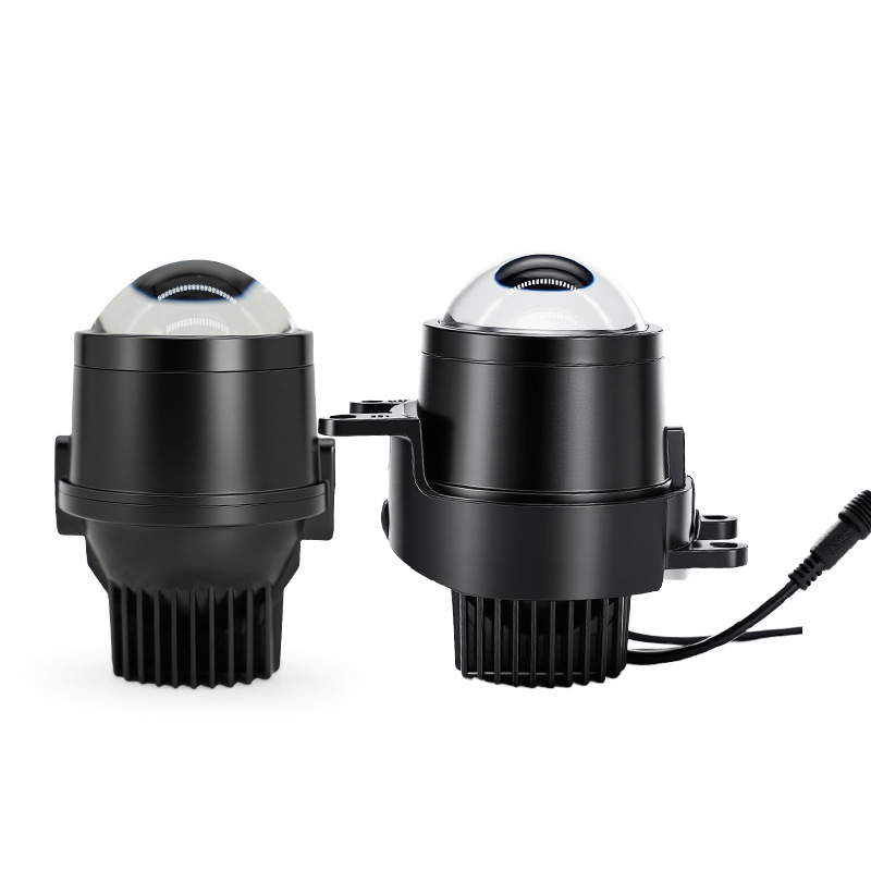 2.5 Pulgada doble luz LED niebla lente para automóviles adaptado al soporte de elevación para la modificación de la lente de niebla cercana