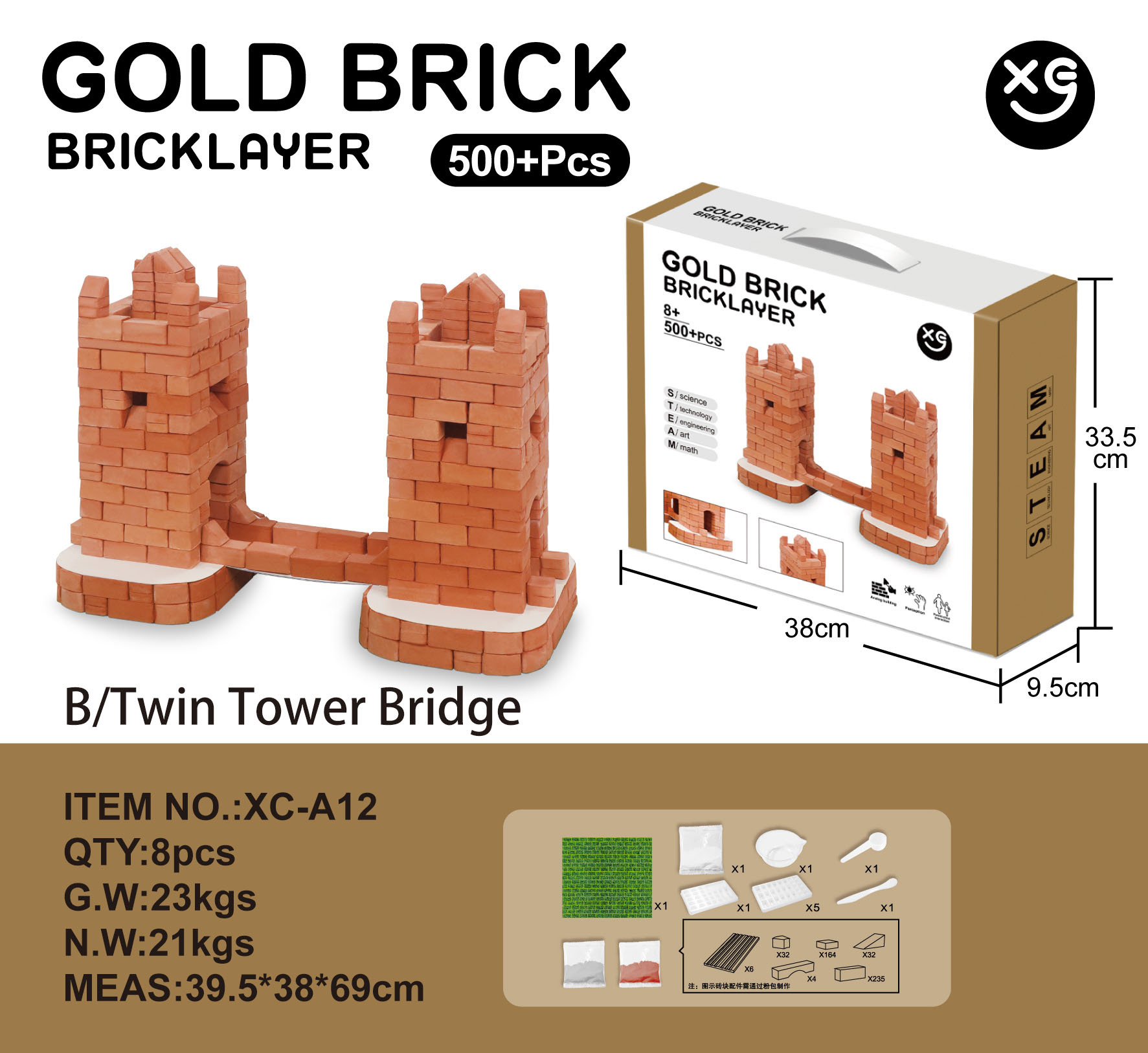 Masoneros transfronterizos hechos a mano DIY construcción de ladrillo rojo casa de simulación de ladrillo empalmado casa modelo juguete