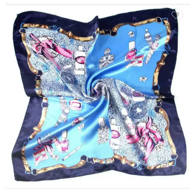 桑蚕丝飘带大方巾丝巾数码印花真丝礼品围巾气质防晒优雅素绉缎