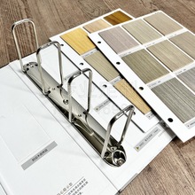 木飾面板樣品冊4孔活頁夾a4面料樣本色樣卡制作印刷木地板色卡冊