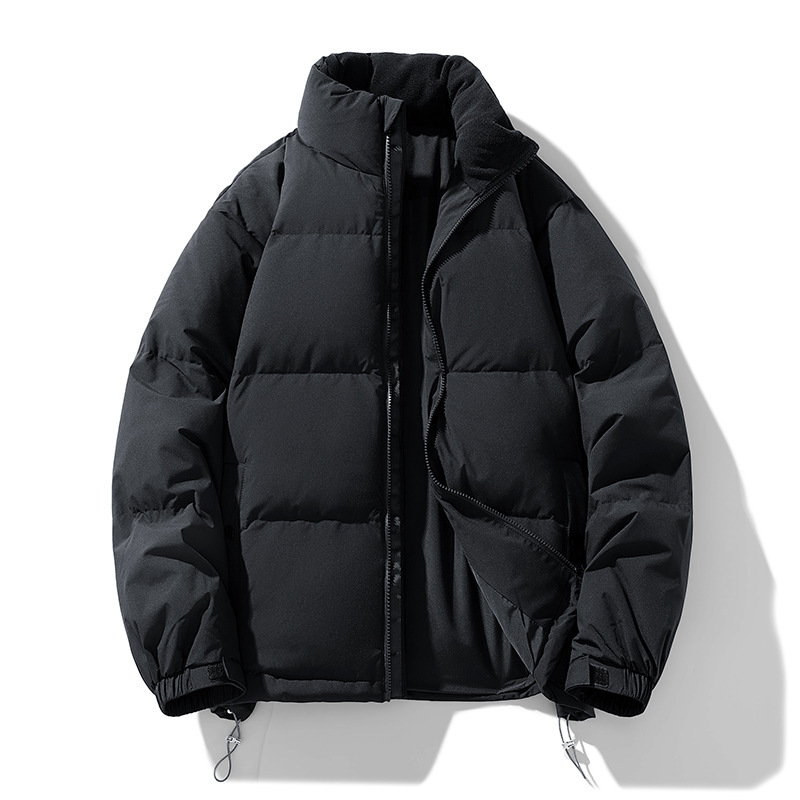 亚马逊2025冬季新款男式羽绒服男女情侣90白鸭绒外套宽松面包服|undefined