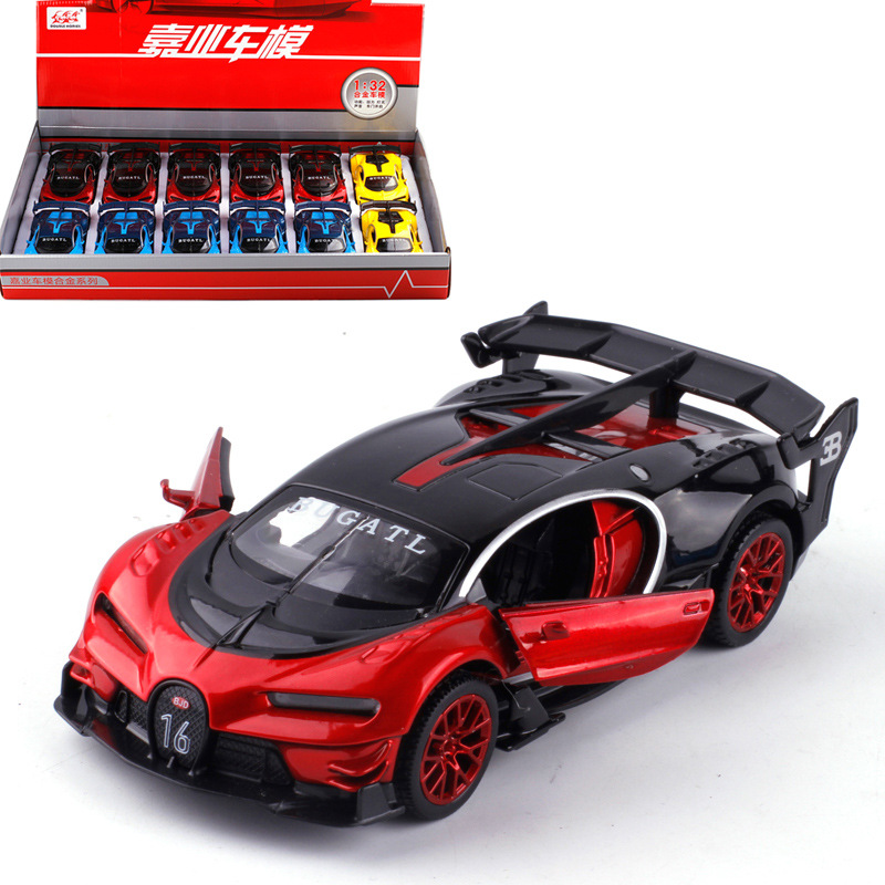 （散）嘉業1:32布嘉迪威合 金聲光回力汽車模型 兒童玩具32391