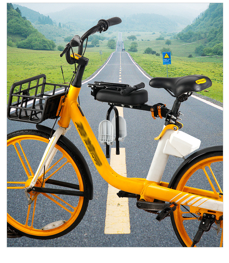 Manufacturer Wholesale Foldable Electric Vehicle Bicycle Mountain Bike Universal Folding Baby Safety Front Seat
