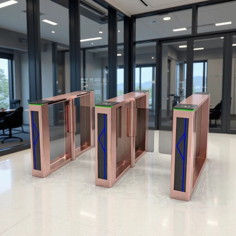 厂家直销人脸识别速通门 人证对比闸机 机场车站出入口 源头工厂