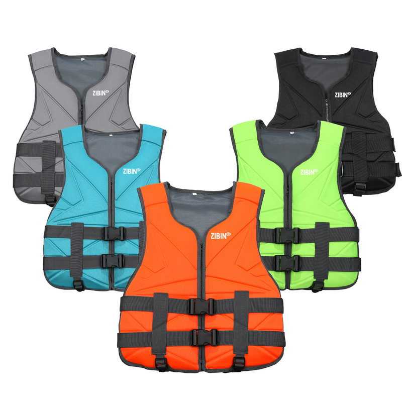 Factory Direct Sales Molded Neoprene Diving Material Children and Adults Large Buoyancy Outdoor Work Thickened Life Jacket