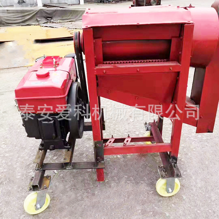 水稻谷子脱粒机板栗大豆脱粒机高粱花椒脱粒机家用机械阳泉适用