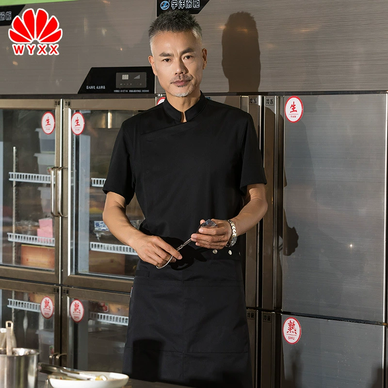 Рабочая одежда шеф-повара мужская летняя с короткими рукавами отель Serge отель китайский ресторан столовая кухня дышащая одежда шеф-повара Женская
