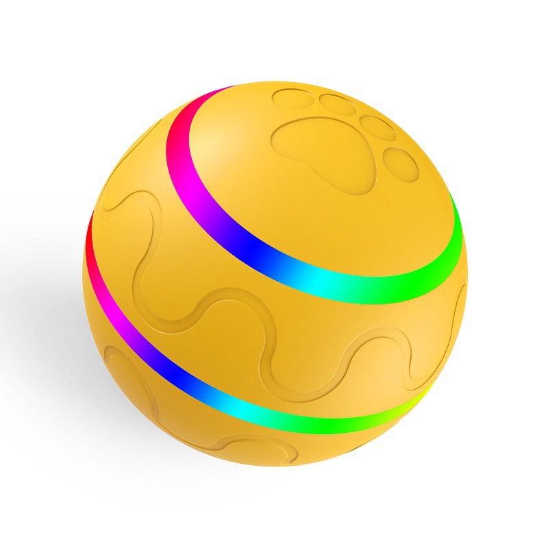 Nuevo producto transfronterizo bola de juguete para perros interactiva carga USB bola rodante inteligente bola de juguete para perros y gatos bola luminosa para mascotas image 11