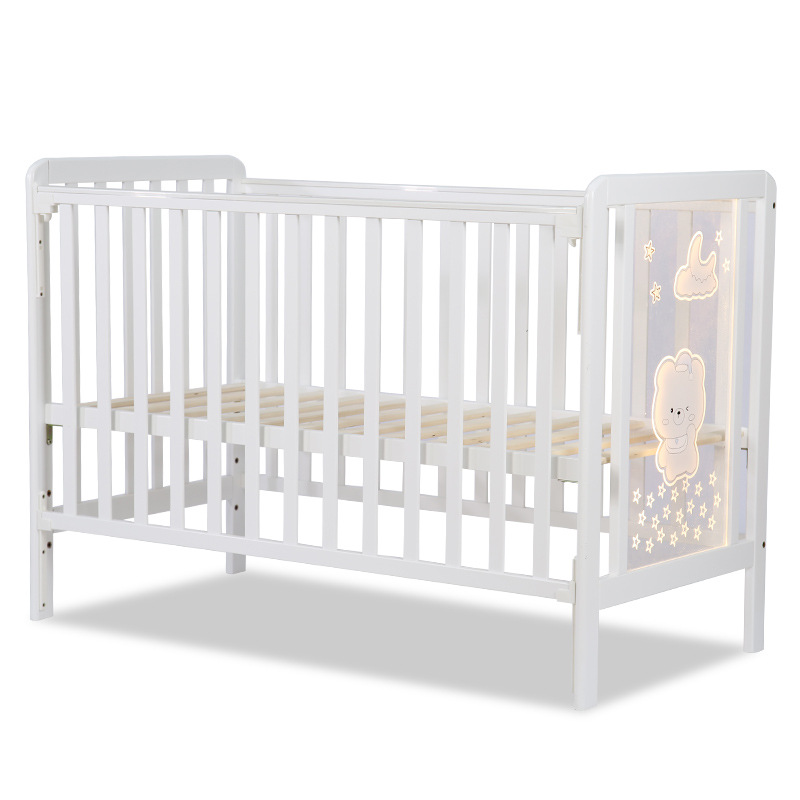 Кроватка детская Hebkids KLD-619 белая стандарт