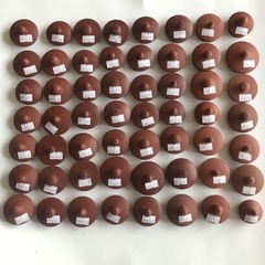 A5L配紫砂壺蓋子 紫砂朱泥紫泥段泥蓋子 實物測量圖