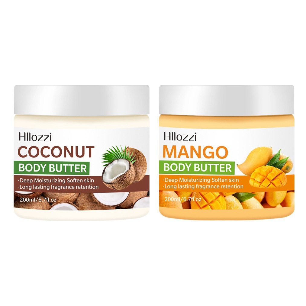 Cross-border special high moisturizing body butter cream Coconut Mango Flavor Body Cream Hydrating moisturizing body repair cream