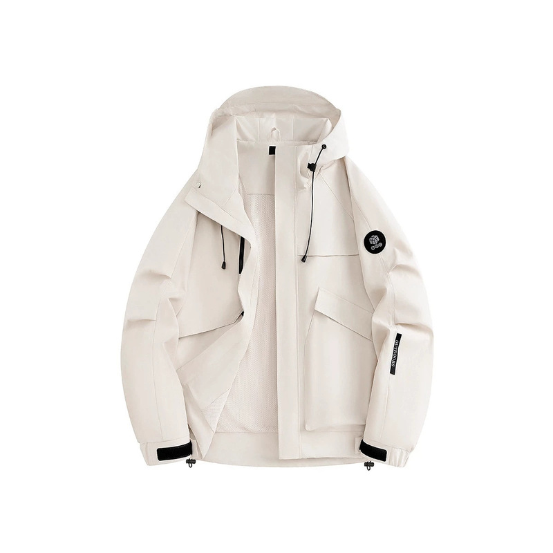 Cross-Border Men's Jacket, Spring and Autumn Casual Large Size Hooded Workwear Outdoor Couple's Mountaineering Camping Cycling Clothing Cross-Border Men's Jacket, Spring and Autumn Casual Large Size Hooded Workwear Outdoor Couple's Mountaineering Camping Cycling Clothing