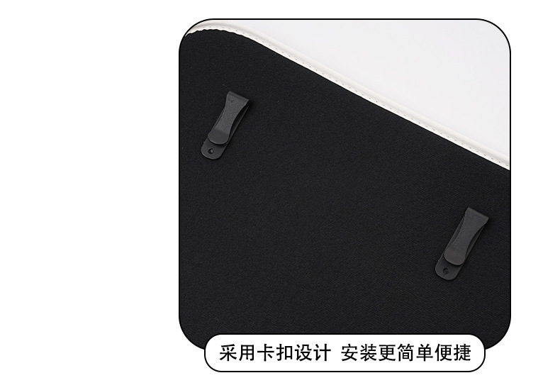 Car Anti-Kick Pad, Cute Panda Car Seat Back Anti-Dirty and Wear-Resistant Protective Pad, Creative Multi-Functional Car Storage Bag