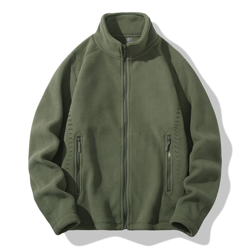 Jacket de terciopelo shaker hombre al aire libre invierno invierno abrigo abrigo abrigo de terciopelo perforación interior cardigán de doble cara camisa de moda mujer image 11