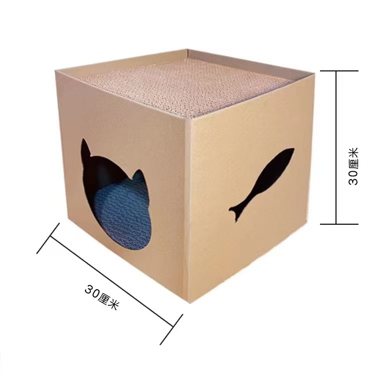 Multifuncional gato agarrar cartón corrugado resistente al desgaste gato agarrar placa agarrar gato agarrar bola agarrar